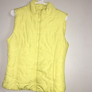 Yellow winter vest